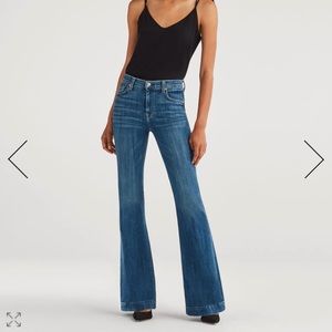 7 for all mankind high waist flair leg jeans